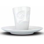 Tasse et sous tasse expresso en porcelaine tassen - perplexe