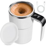 Tasse � m�langeur automatique, en acier inoxydable, pour caf�, th�, chocolat chaud, lait, cacao, prot�ines ...