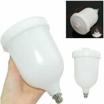 Tasse de pistolet de pulv�risation, pot de tasse de pistolet de pulv�risation d'air d'alimentation par ...