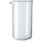 [jamais utilis�] tasse de rechange pour cafeti�re � piston, verre ? transparent (capacit� : trois tasses, ...