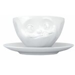 Tasse et sous tasse en porcelaine humeur tassen 200 ml