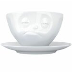 Tasse et sous tasse en porcelaine humeur tassen 200 ml