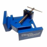 Tau d'angle droit  vis - 95 x 70mm - serrage  double pivot - serre joint  onglet 90 degrs - robuste ...
