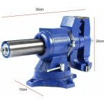 Tau parallle rotatif  360 , tau de table  enclume d'tabli de 100 mm, tau d'tabli polyvalent pour ...