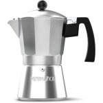 Taurus - minimoka cafetire italienne 12 tasses, 12 tasses, base et filtre de acier inoxydable, poigne ...