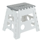 Tb - 032 - gb tabouret pliant multiusage, marchepied, 32 cm de hauteur, blanc - blanc - arregui