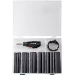 Tc - hsk - 27 kit de tourillonnage, set de gaines thermor�tractables avec mini - br�leur � gaz chaud ...