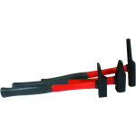 Tech - it - tec hit 225300 - lot 3 marteaux - en acier et fibre verre - manche gain� - rouge / noir