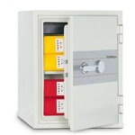 Technofire - armoire ignifuge pour papier protection 1h � cl� � double panneton, 2 p�nes, 25 l, 41, 4x35, ...