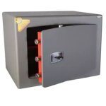 Technomax - coffre - fort � fixer � cl�, certifi� en 14450:18 - s2, 5 p�nes, 47 l, 35x47x35 cm