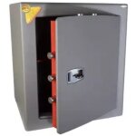 Technomax - coffre - fort � fixer � cl�, certifi� en 14450:18 - s2, 7 p�nes, 70 l, 49x40x40 cm