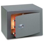 Technomax - coffre - fort � fixer � cl�, certifi� en 14450:18 - s2, 4 p�nes, 31 l, 28x40x35 cm