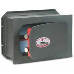 Technosafe - coffre - fort � emmurer � fermeture � cl� double panneton, 2 p�nes, 7l, 21x27x20 cm