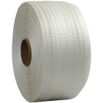 Feuillard de cerclage tress� ft 16 mm x 850 m - qualit� pro - haute r�sistance 450kg - feuillard textile ...