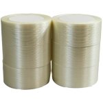 Ruban adh�sif arm� fil � fil transparent 130� - rouleau adh�sif 50 mm x 50 m - carton 6 rouleaux - tecplast ...