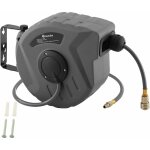 Tectake - enrouleur de tuyau  air comprim avec tambour avec raccord rapide de  pouce