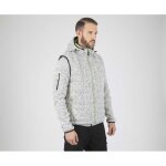 Teddy gilet sans manches de travail 1131 gris chin , vert fluo l