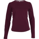 Tee - shirt de travail col rond manches longues kariban femme 100% coton bordeaux 3xl Tee - shirt de travail col rond manches longues kariban femme 100% coton bordeaux 3xl