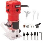 Teeno affleureuse 650w 15000 - 32000 rpm, 6 vitesses variables, profession d�fonceuse �lectrique avec ...