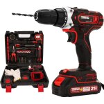 Teeno ? perceuse - visseuse sans fil 21v avec 2 batteries 2. 0ah ? couple 45nm ? 25 + 1 r�glages de couple ...