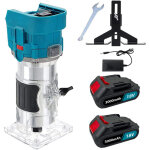 Teetok - d�fonceuse � bois, outil de toupie sans fil sans balais 850 w, coupe - bois �lectrique � main ...