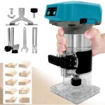 Teetok - d�fonceuse � bois sans fil, d�fonceuse � bois �lectrique � main, d�fonceuse � stratifi�, fraiseuse ...