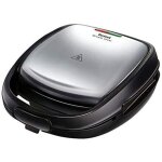 Tefal appareil  croque - monsieur sw341d12 snack time 700 w nombre de plaques : 2 acier inoxydable / ...