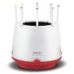 Tefal fondue colormania ef260512 rouge et blanc