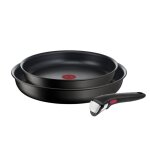 Tefal ingenio eco resist set 2 poles noir antiadhsif