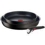 Tefal ingenio eco resist set po�les noir 24 et 28 cm