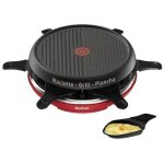 Tefal re12a512 colormania raclette rouge 850w