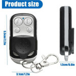 T�l�commande universelle � quatre boutons pour porte de garage, fr�quence 433 / 92 mhz, clonage possible. ...