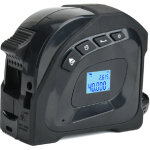 T�l�m�tre laser 2 - en - 1 avec m�tre ruban de 5 m, �cran lcd r�tro�clair�, appareil de mesure de distance, ...