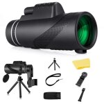T�l�scope monoculaire 80x100 haute puissance vision nocturne pour observation ornithologique randonn�e ...