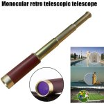 T�lescope monoculaire r�tractable portable 25x30, vintage pour la chasse en plein air