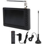 T�l�viseur num�rique portable leadstar 5 pouces avec support atv, radio fm et prise ue 110 - 220v