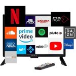 T�l�vision smart tv 21. 5' led hd, 12v, 1920x1080 pixels, tv de voyage id�ale pour v�hicules, caravanes, ...