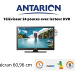 Antarion - télévision tv + dvd led 24' hd 12v / 24v / 220v camping car Antarion - télévision tv + dvd led 24' hd 12v / 24v / 220v camping car