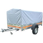 Tema - grande remorque basculante 263x125x110 cm + bche haute