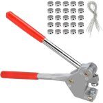 Vurahome - tenailles pinces d�tanch�it� set, set de pinces � sceller kit, pince � plomber avec 20 plombs ...