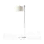 Les tendances - pied de lampadaire m�tal blanc loren h 170 cm