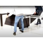 Support sur roulettes pour table et console extensible