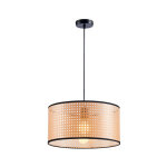 Les tendances - suspension pour abat - jour liser� - d 40 x h 140 cm - noir - livraison gratuite