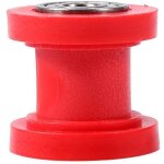 Tendeur de cha�ne � galet coulissant, guide - galet de 8 mm pour mini - moto, quad et dirt bike (rouge) ...