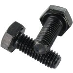 Vis express - vis mtaux tte hexagonale th m8x20 classe 6. 8 acier zingu noir - 10 pices