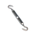 Tendeur crochet crochet m8x120 inox a4 - 1 pice