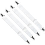 Tendeur de drap - housse r�glable (de 65 cm � 200 cm), attache de maintien r�glable pour drap de lit, ...