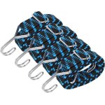 Tendeurs �lastiques avec crochets, lot de 4 tendeurs �lastiques r�glables 1 m tendeur de corde �lastique ...