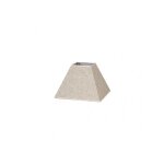 Tenorio abat - jour pyramide e27 lin beige 25dx11dx18h
