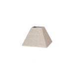 Tenorio abat - jour pyramide e27 lin beige 30dx13dx22h
